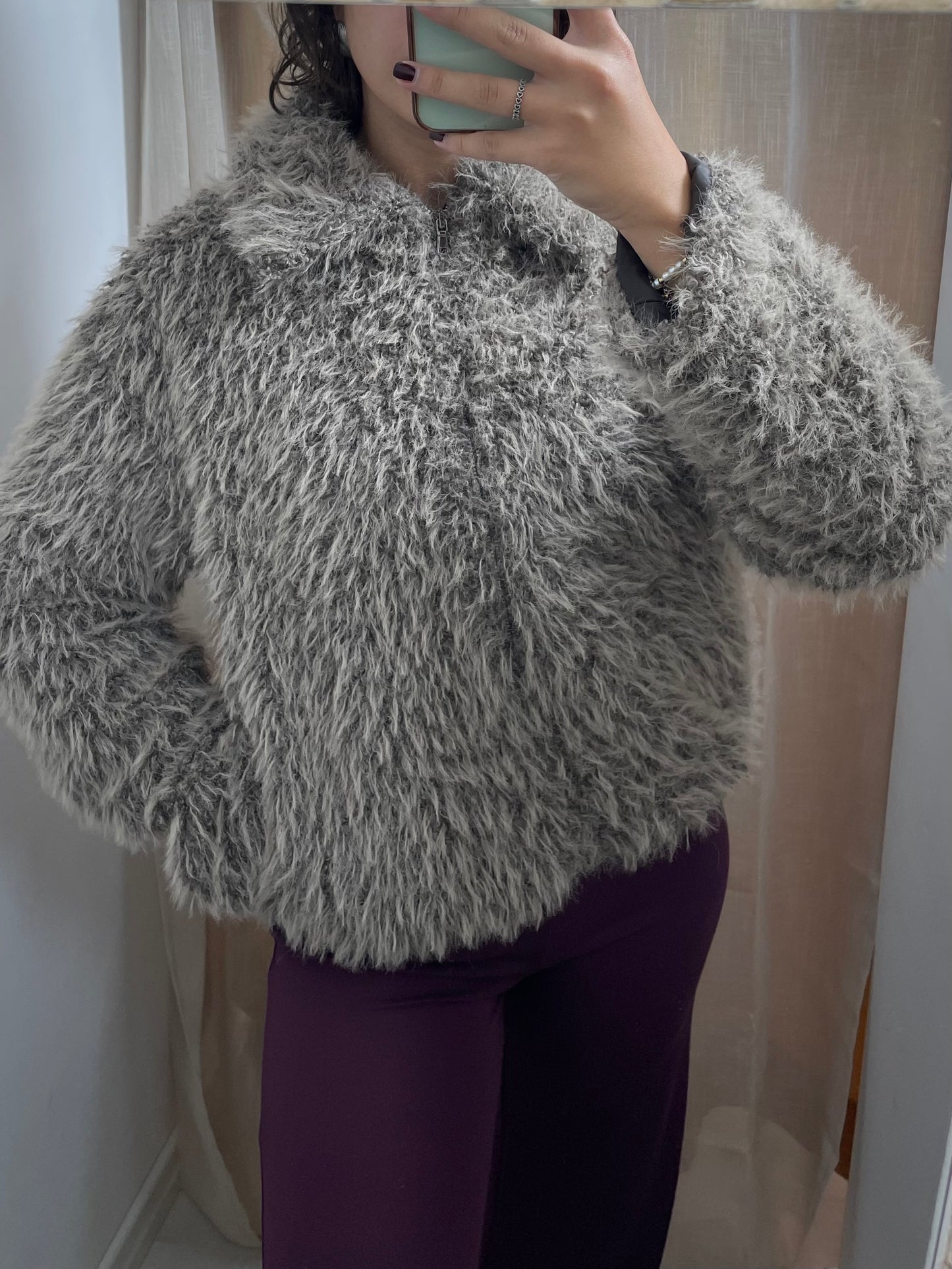 Giacca Eco pelliccia - color Moka