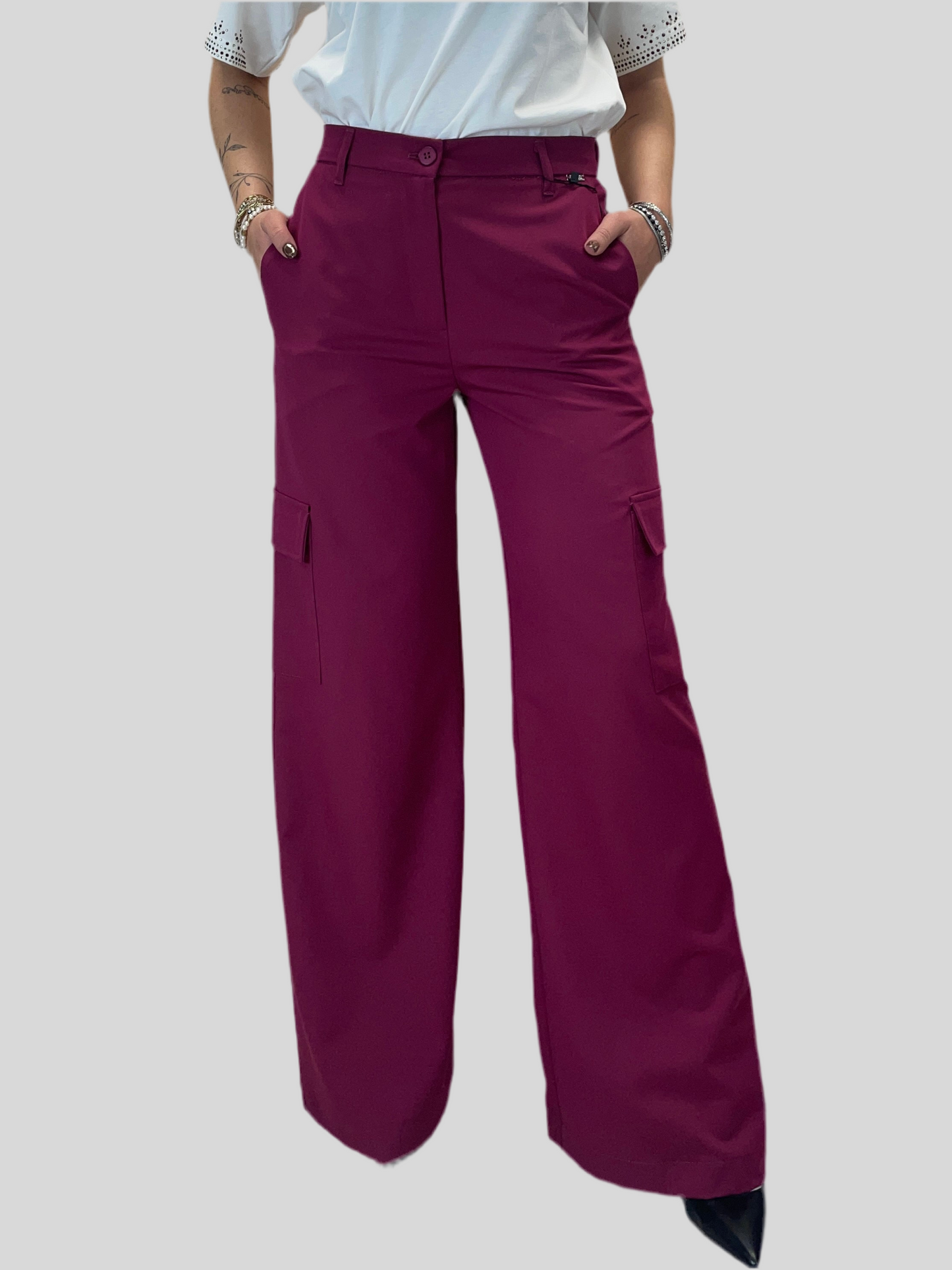 Pantalone cargo a palazzo Amarena