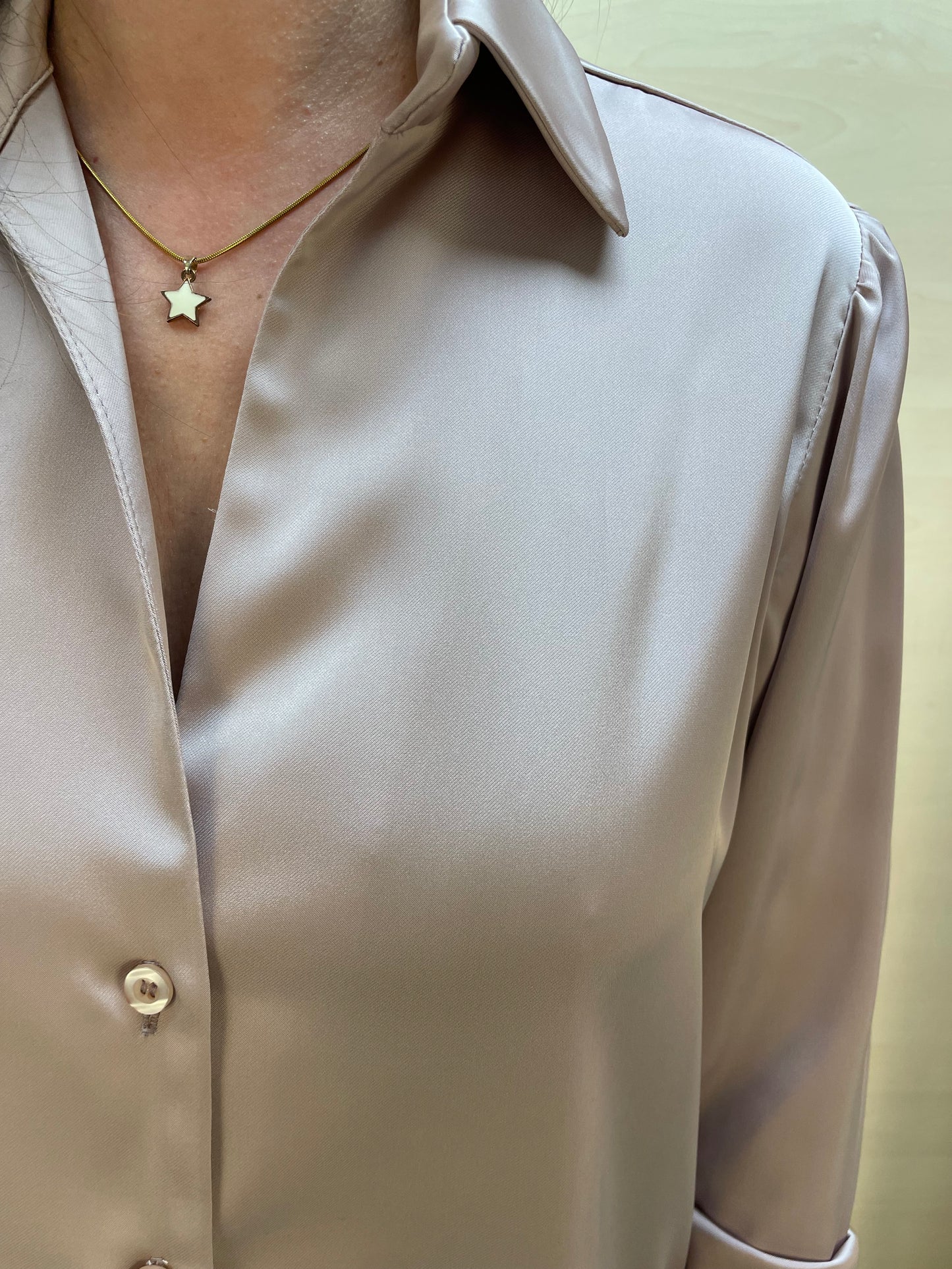 Camicia fluida rosa
