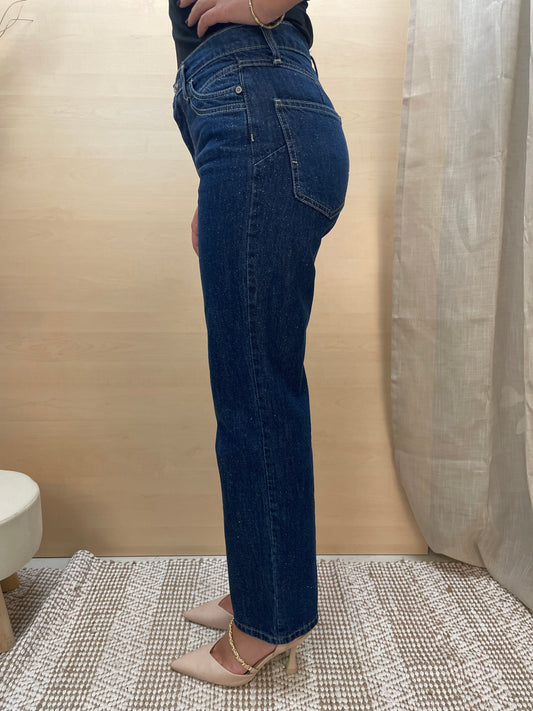 Jeans effetto glitterato