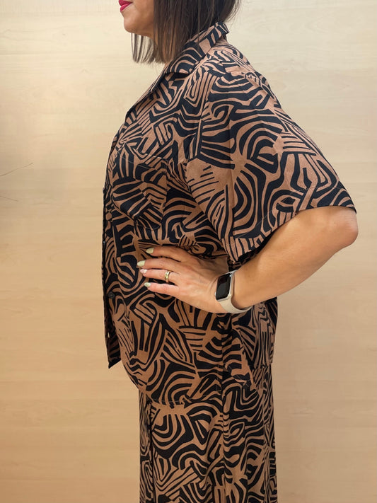 Camicia safari - in viscosa