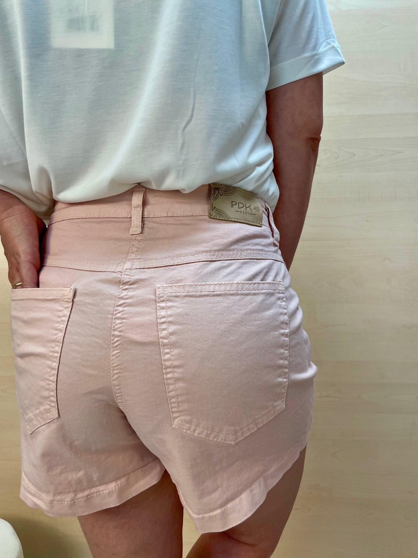 Shorts Asia rosa - in cotone