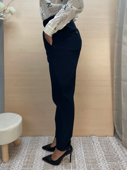 Pantalone Chinos blu - in bengalina