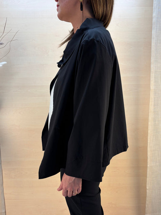 Giacca in bengalina nera – Karma | Made in Italy