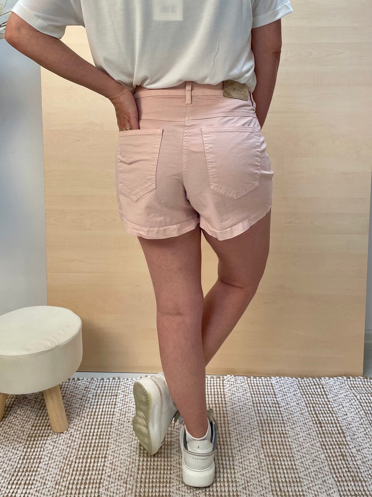 Shorts Asia rosa - in cotone