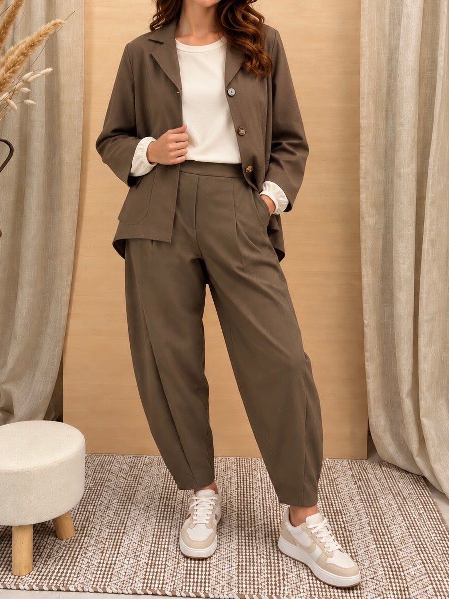 Pantalone Balloon – Fango