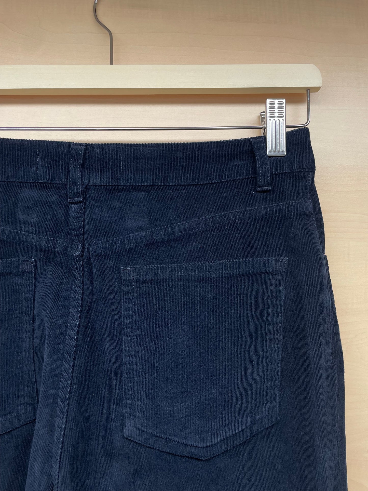 Pantaloni in Velluto a coste sottili - Blu navy