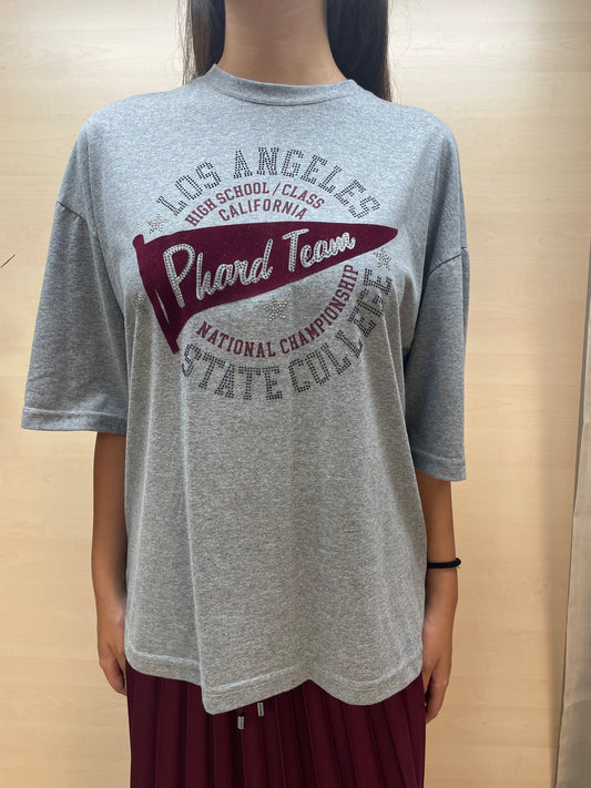 T-shirt over PHARD - in cotone