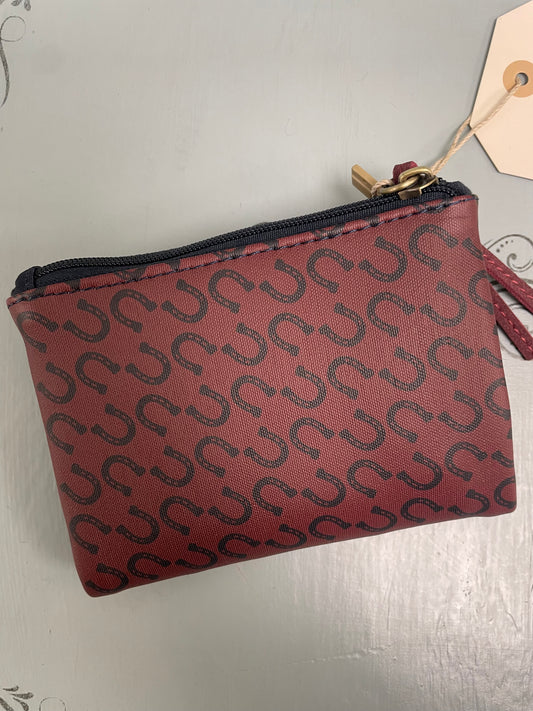 Portafoglio con stampa ferri di cavallo