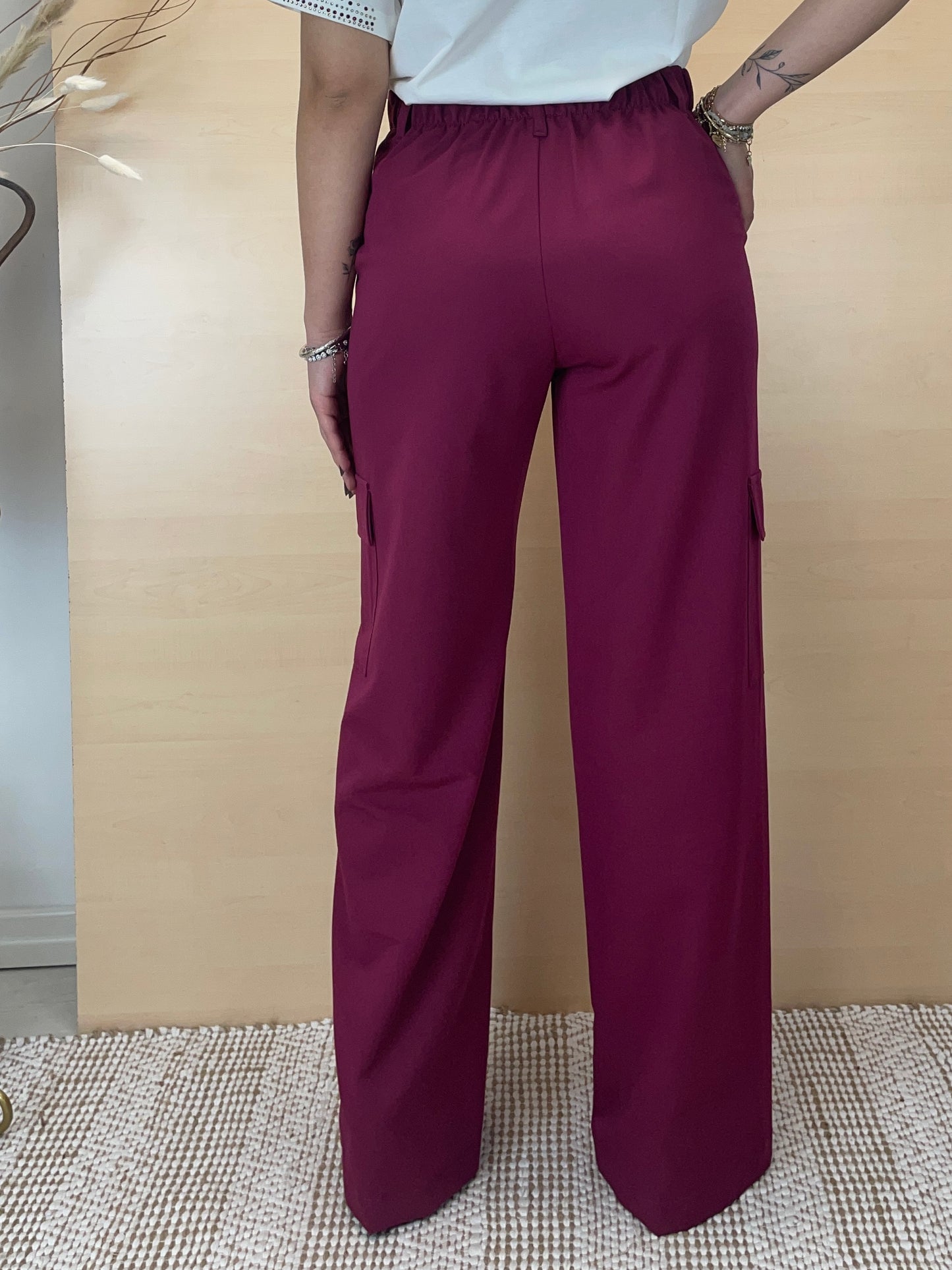 Pantalone cargo a palazzo Amarena