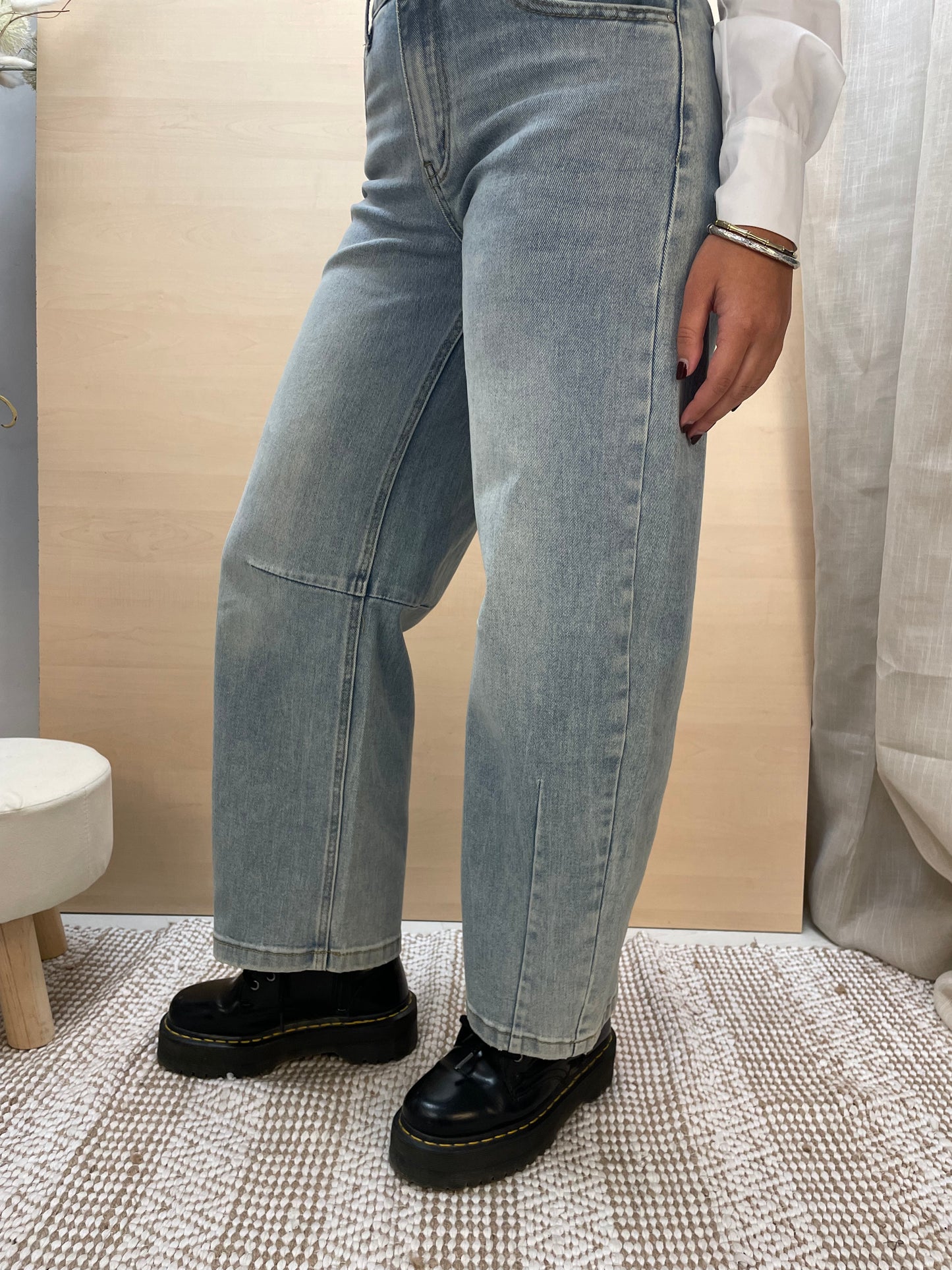 Jeans balloon - lavaggio chiaro
