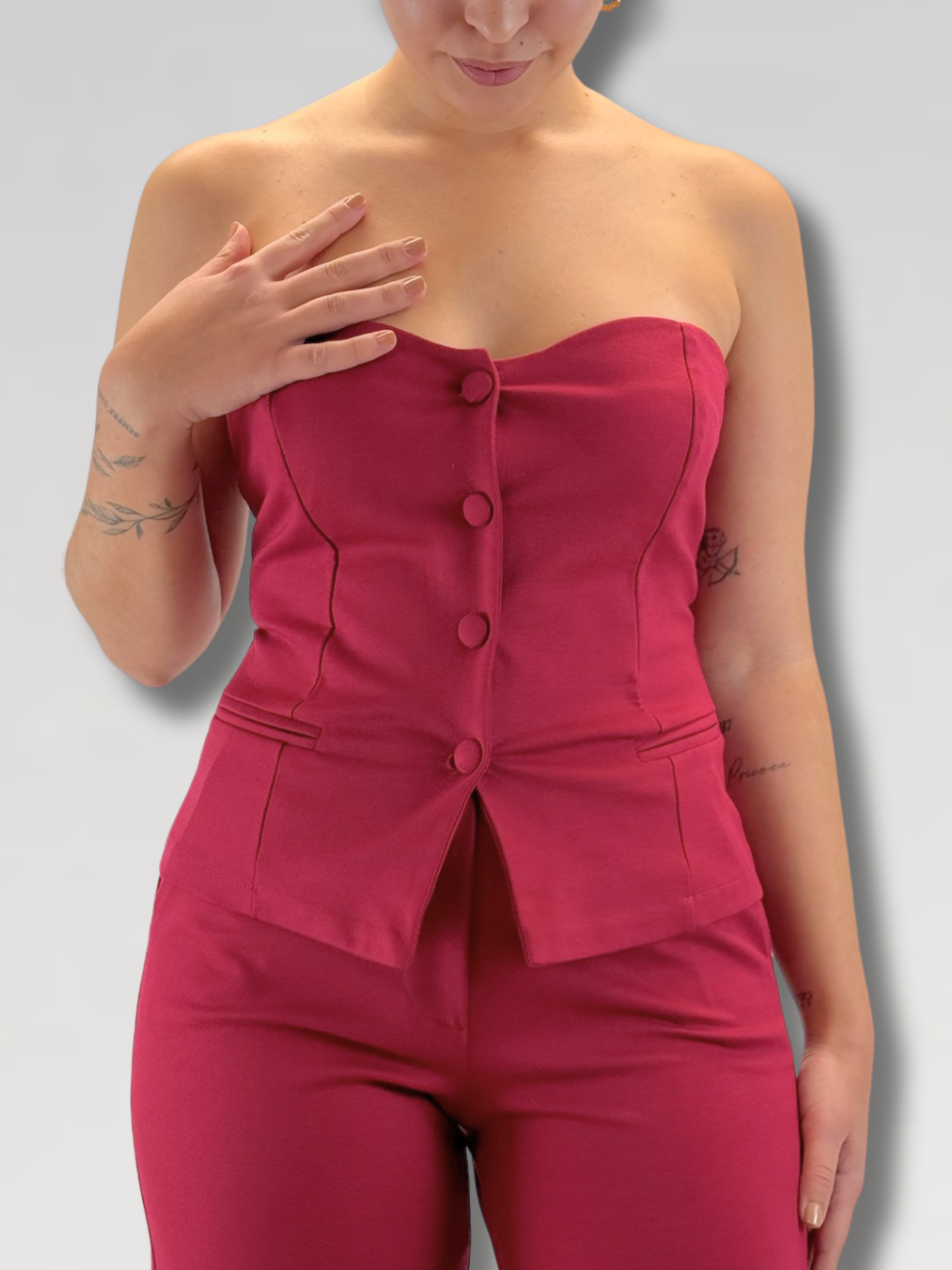 Corpetto Dea - Rosso