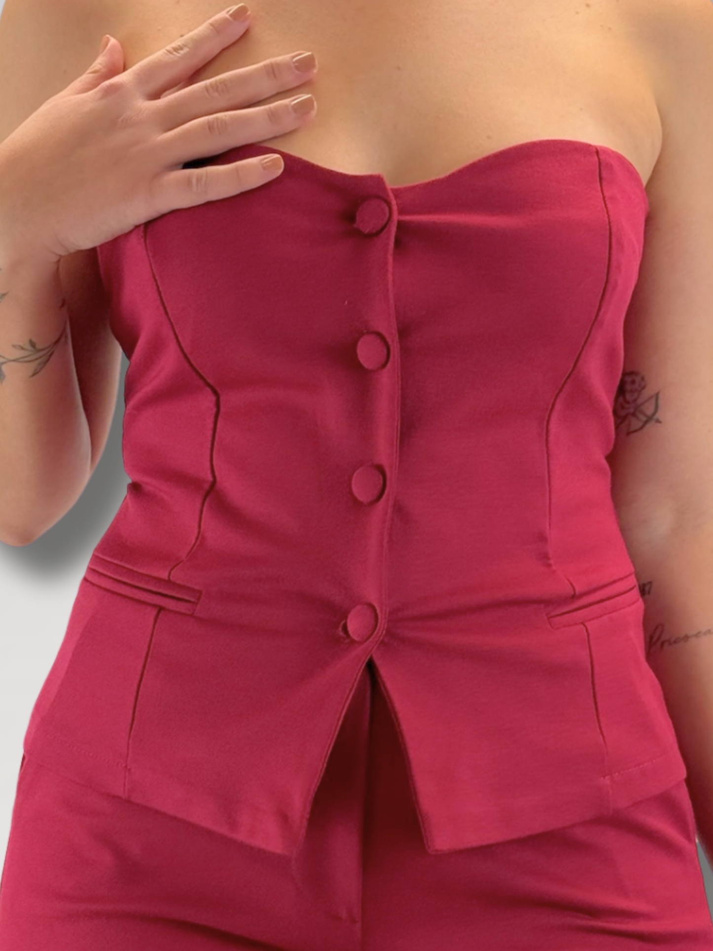 Corpetto Dea - Rosso