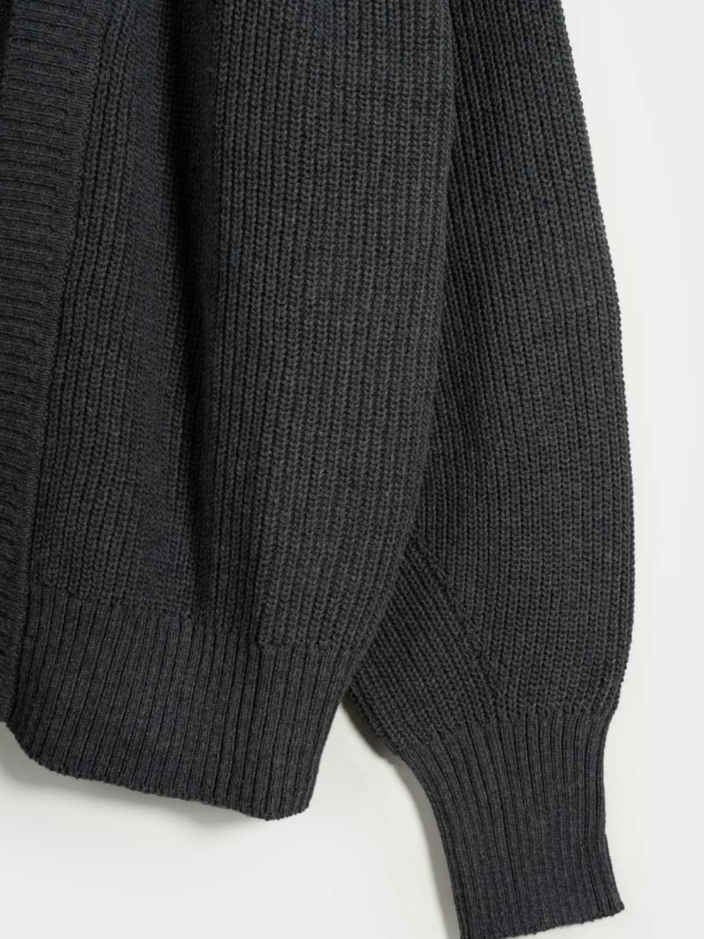 Cardigan Donna Cotone Rigenerato Irma Grigio Antracite