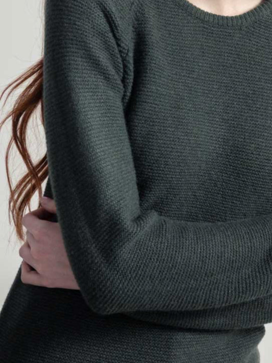 Giulietta Maglia cashmere rigenerato - Verde Foresta