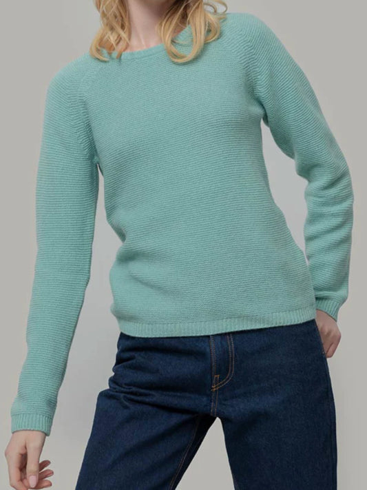 Giulietta Maglia cashmere rigenerato - Verde Menta