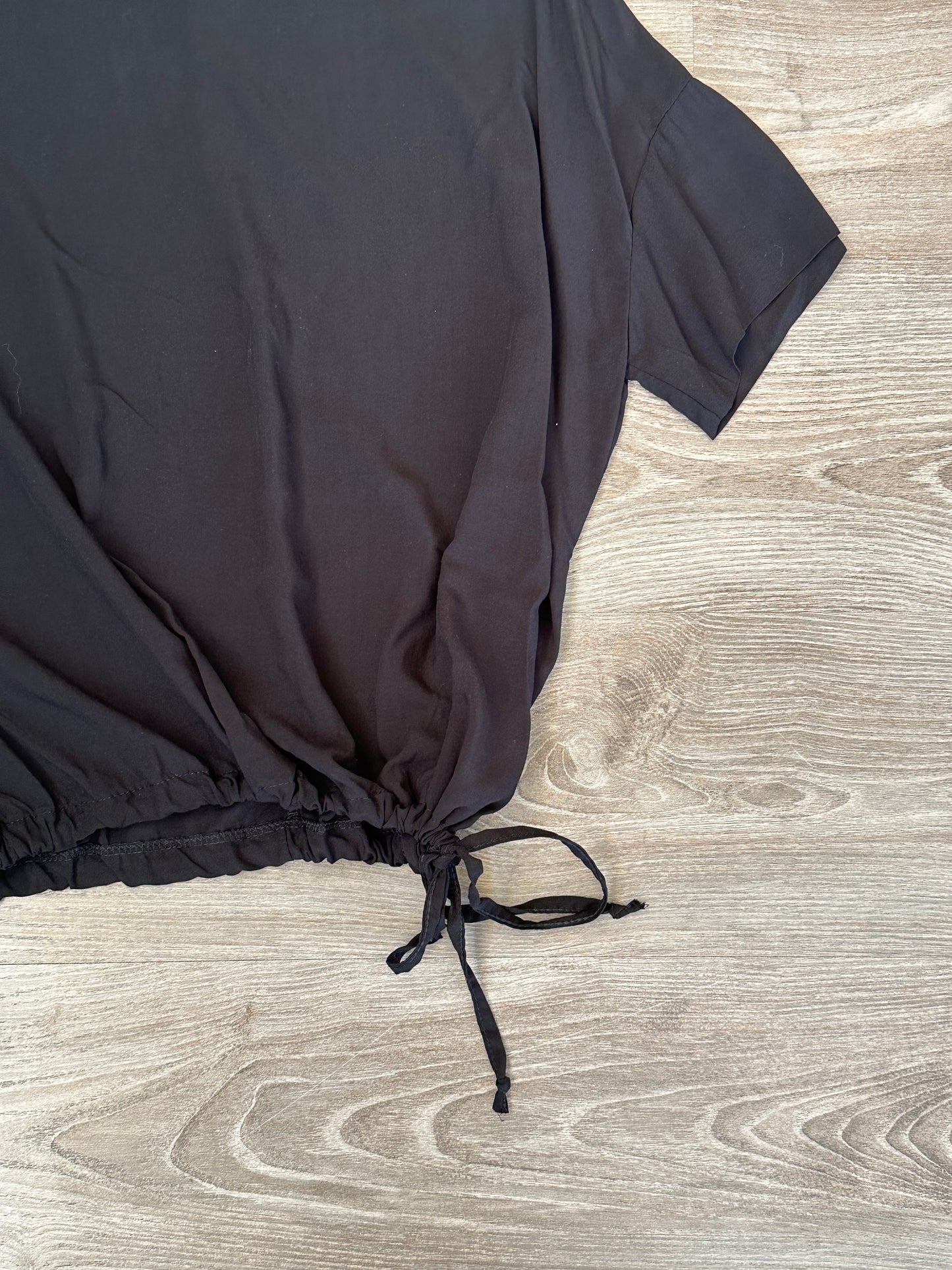 Blusa manica 3/4 nera