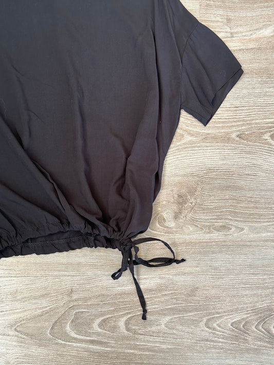 Blusa Mia manica 3/4 nera