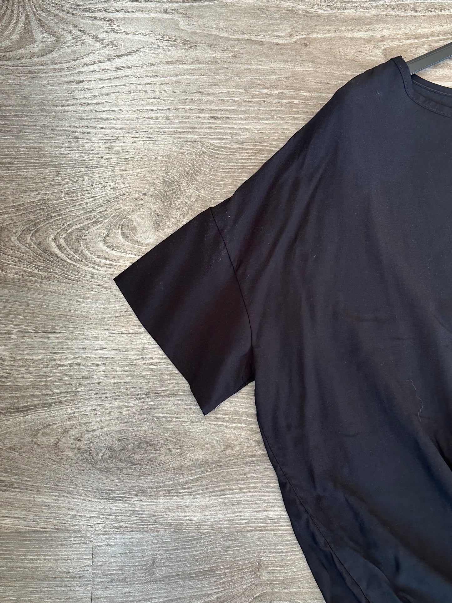 Blusa manica 3/4 nera