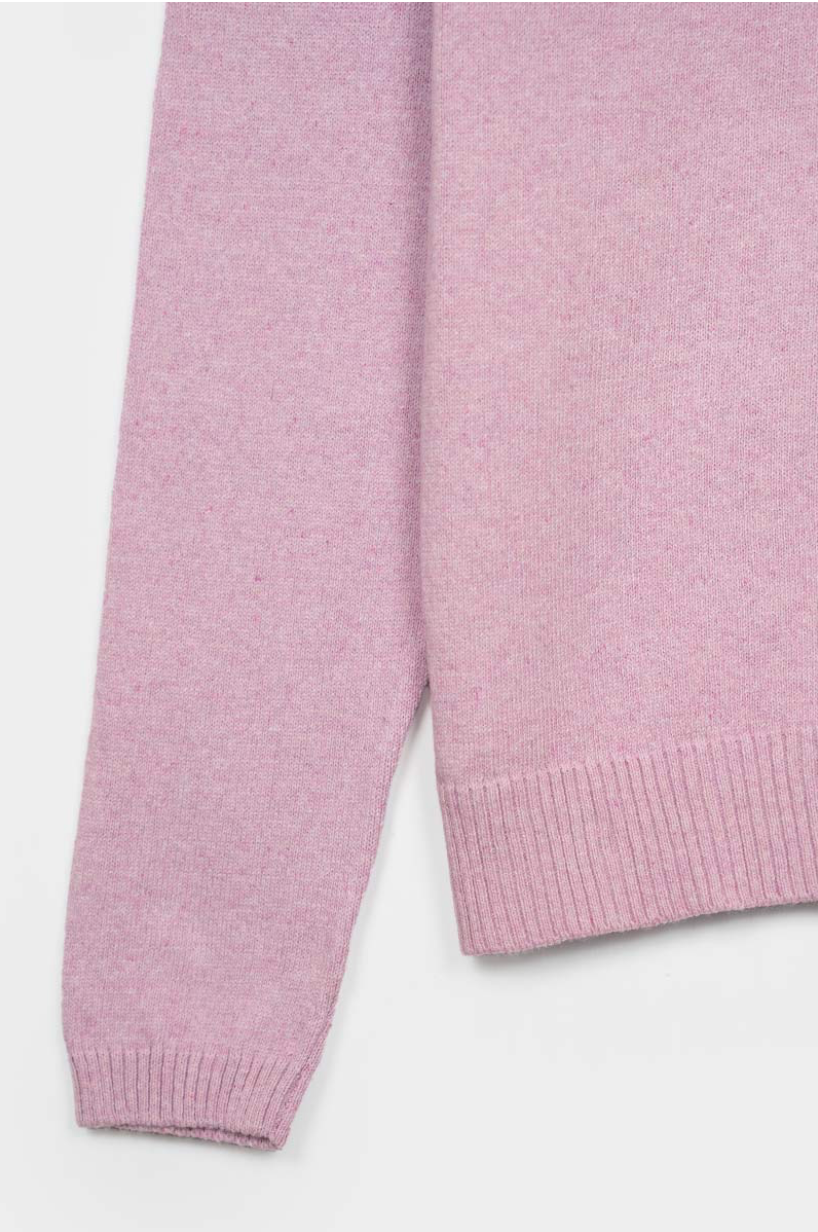 Lucia Cardigan cotone rigenerato - Rosa Magnolia