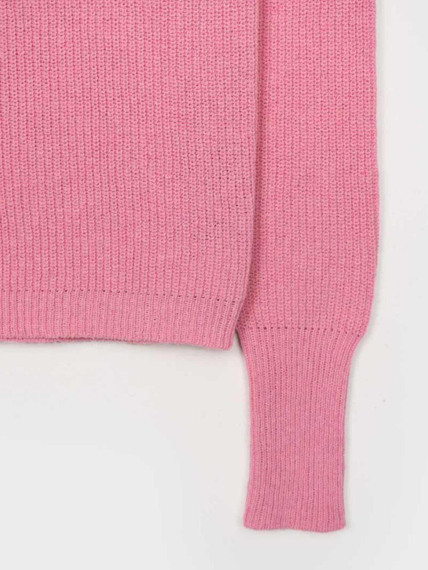 Olga Maglia cotone rigenerato - Rosa Ciliegio