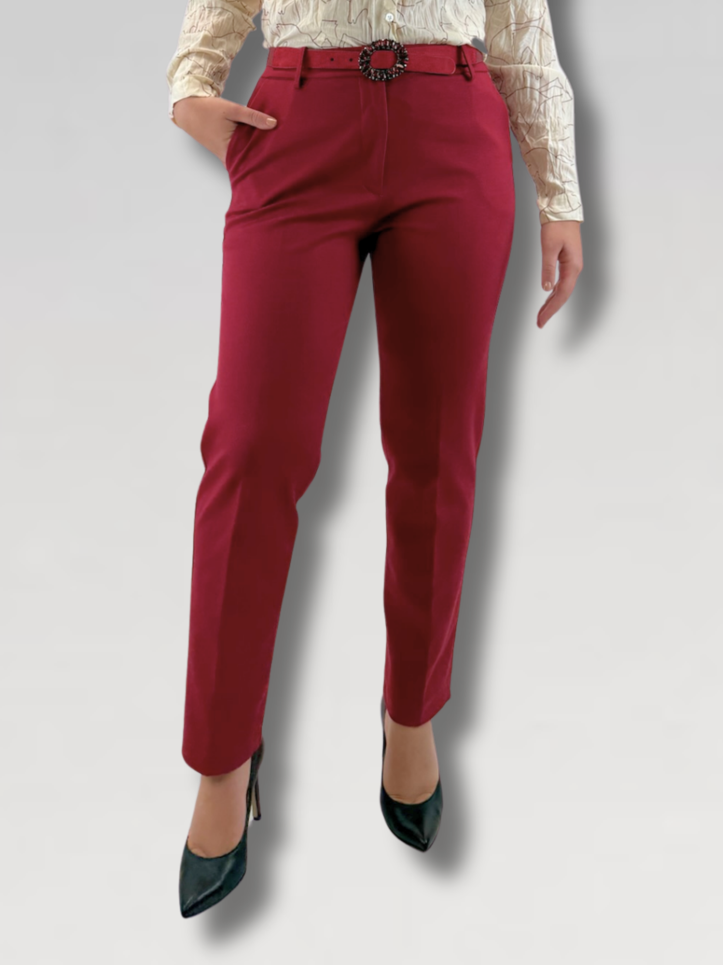 Pantalone francesca - Rosso