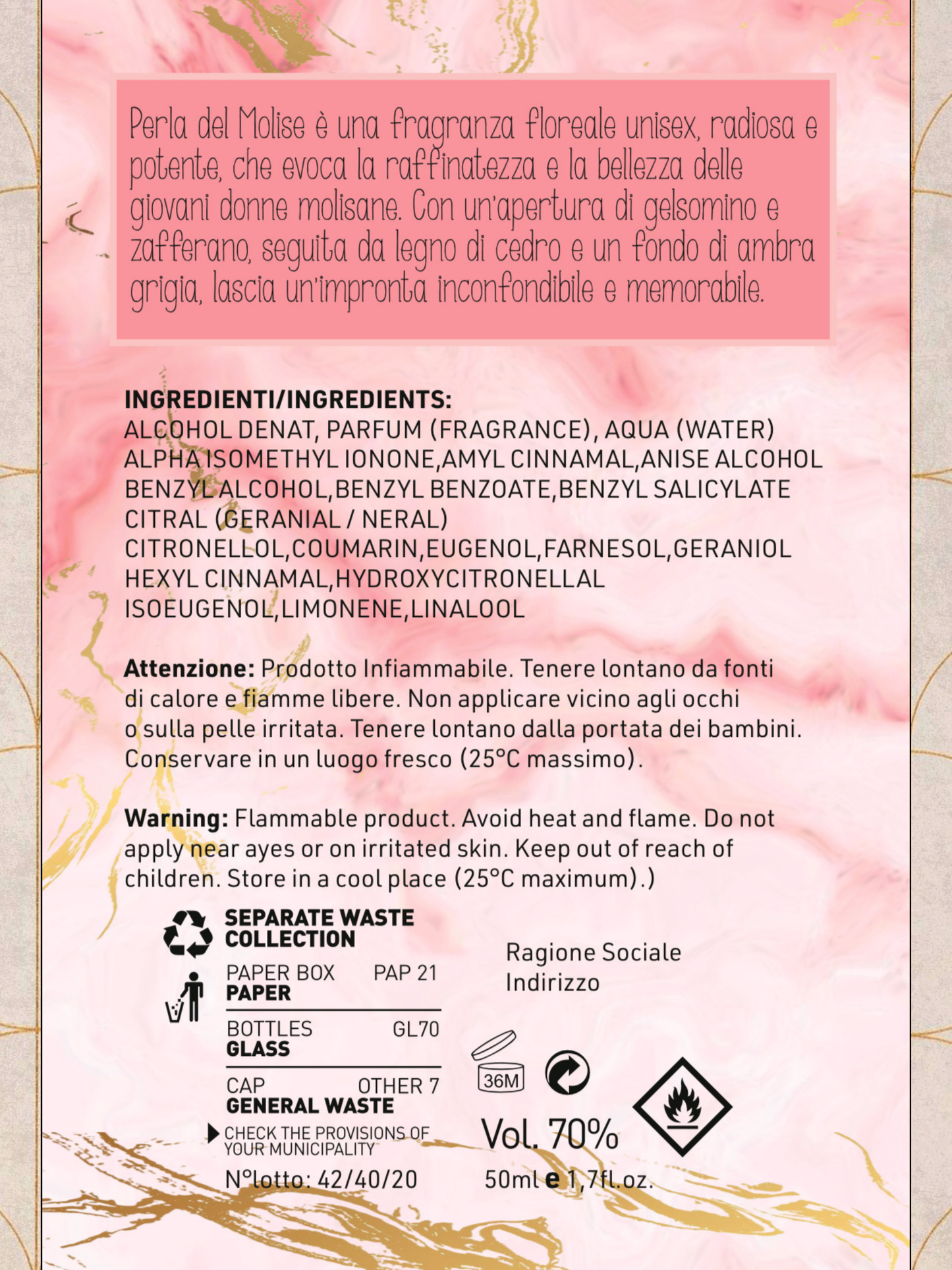 Profumo Perla del Molise