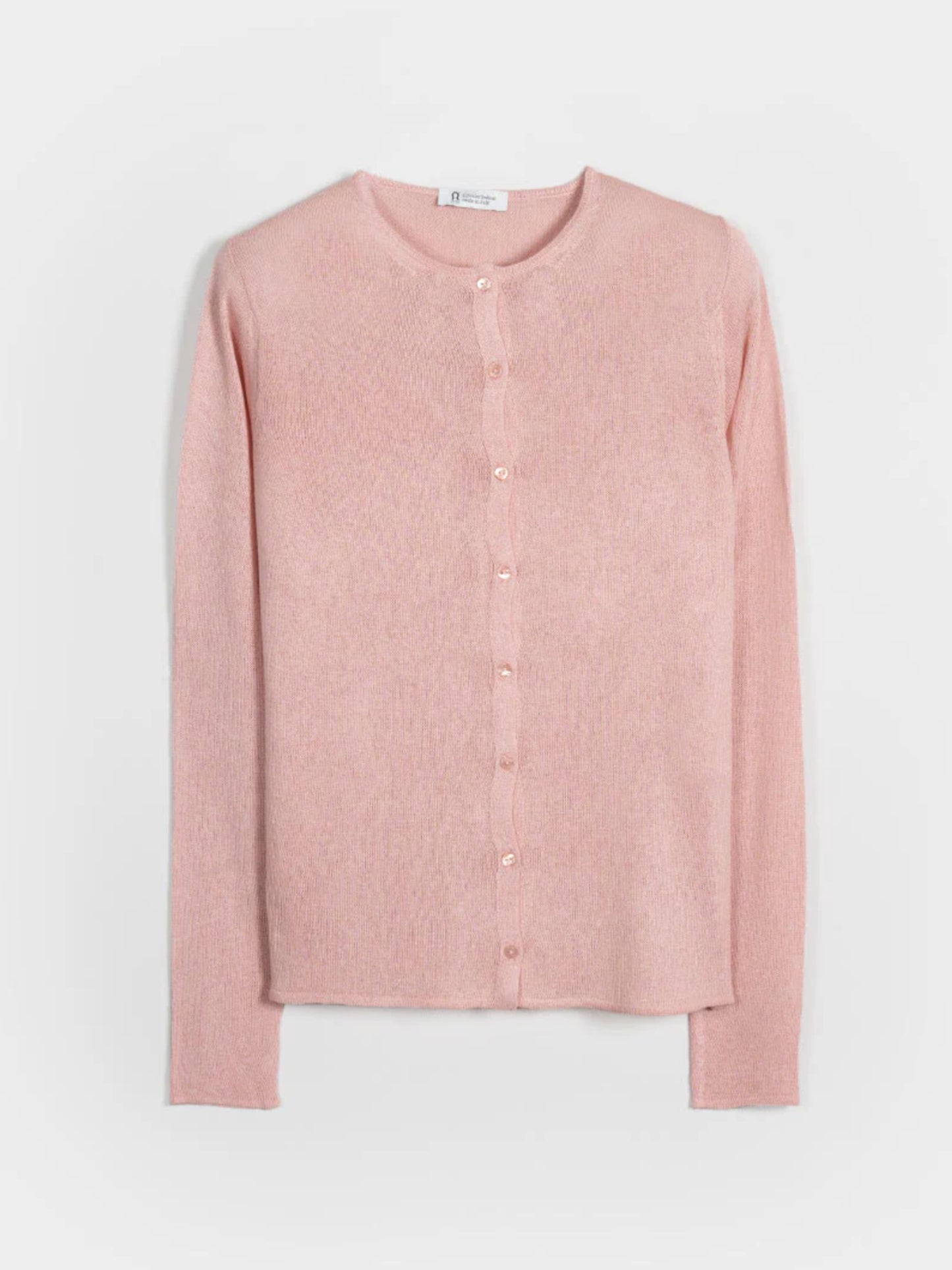 Vanessa Cardigan viscosa - Rosa Quarzo
