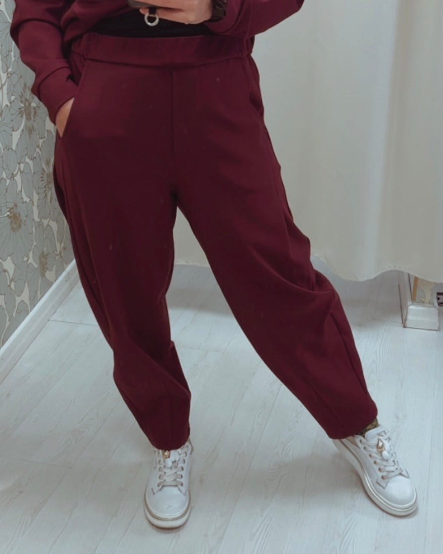 Tuta Roger - in punto Milano Burgundy