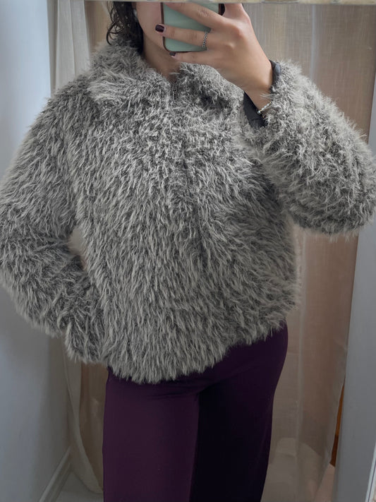 Giacca Eco pelliccia - color Moka
