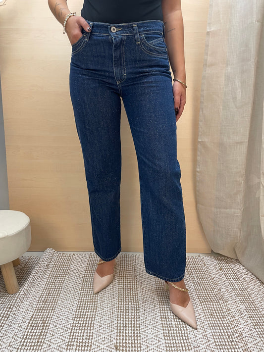 Jeans effetto glitterato