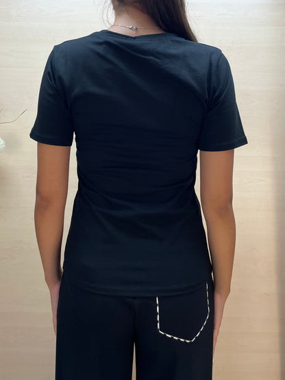 T-shirt con puntacci - in cotone