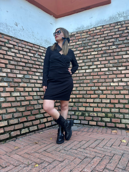 Abito nero tubino - Jersey stretch