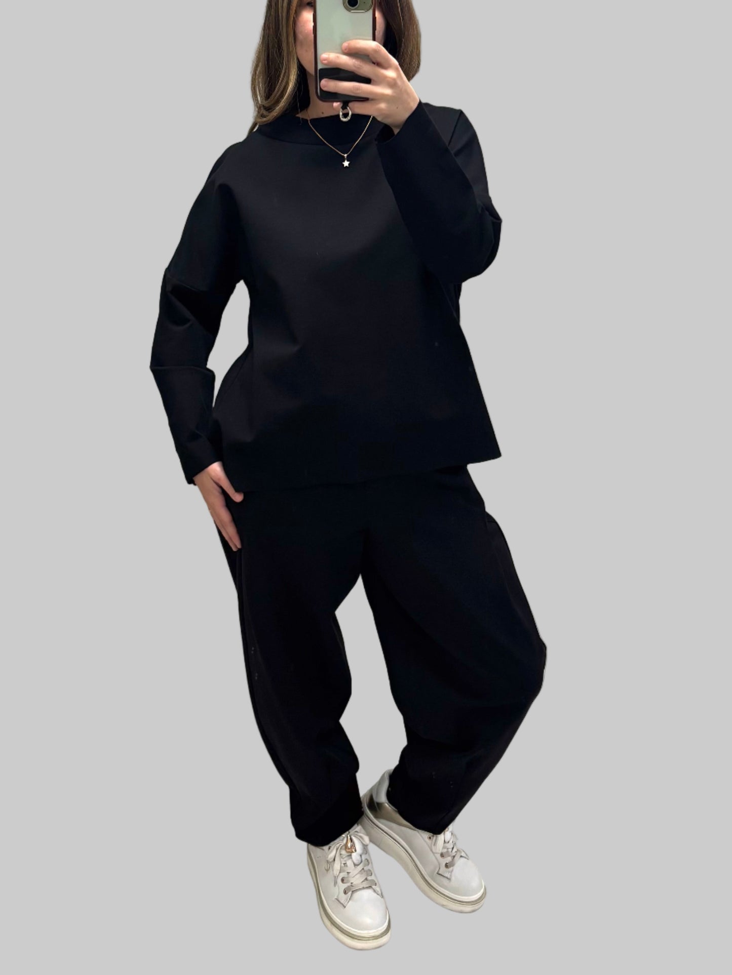 Pantalone Ovetto Jin - in punto Milano Nero