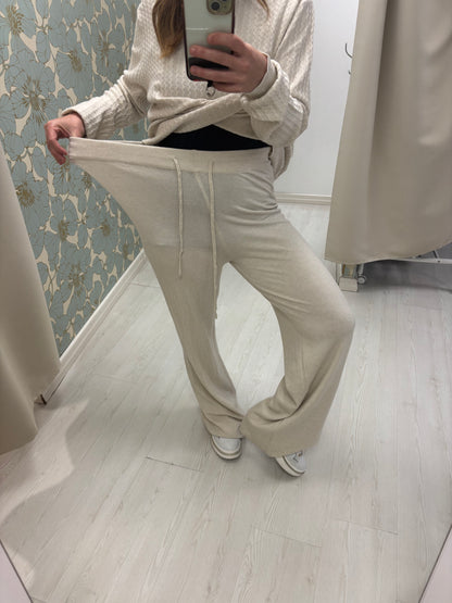 Tuta in maglia Giselle - Beige caldo