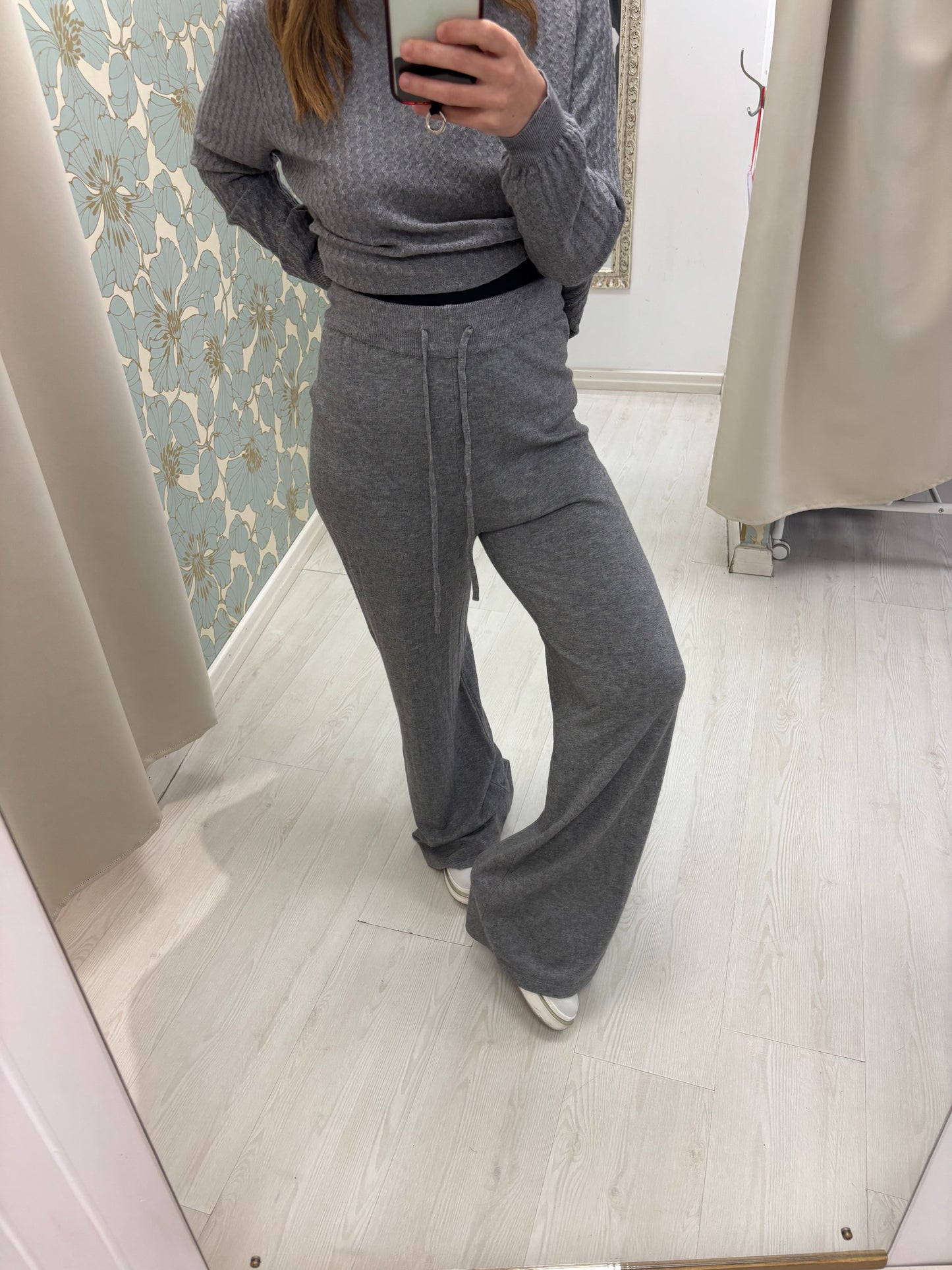 Tuta in maglia Giselle - Grigio