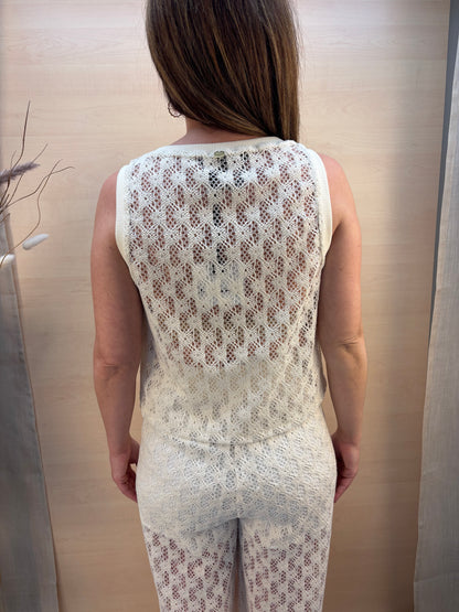 Canotta crochet burro – PHARD | Made in Italy