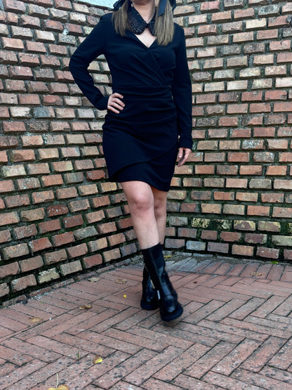 Abito nero tubino - Jersey stretch