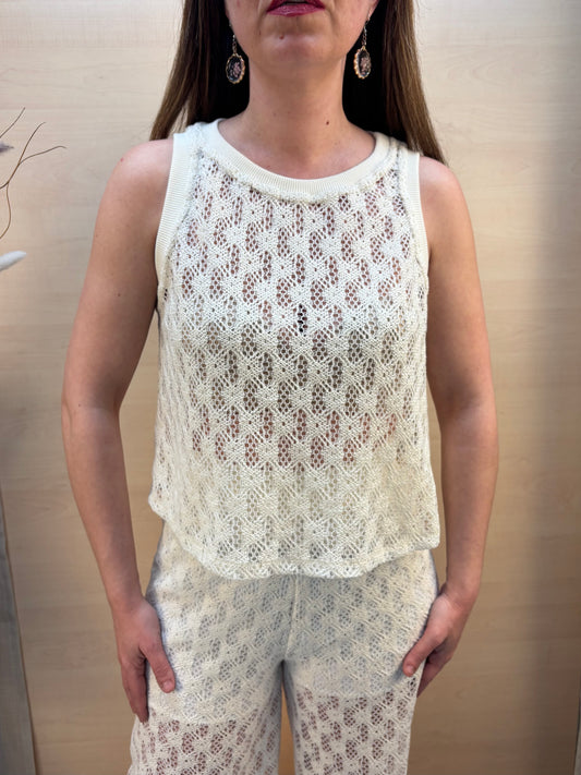 Canotta crochet burro – PHARD | Made in Italy