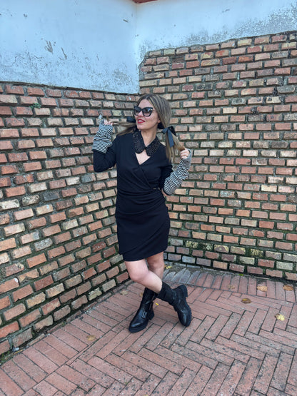 Abito nero tubino - Jersey stretch