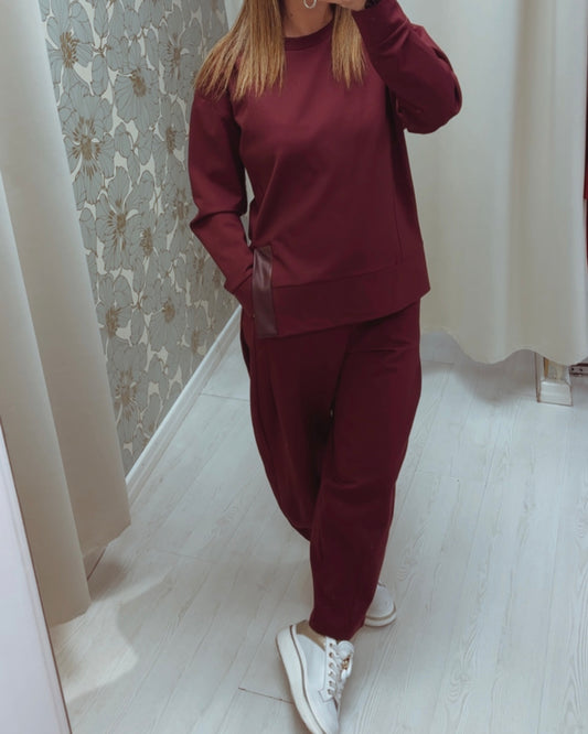 Tuta Roger - in punto Milano Burgundy