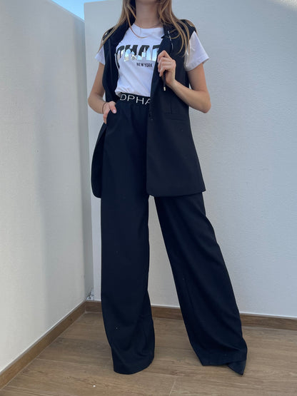 T-shirt PHARD con strass - in cotone