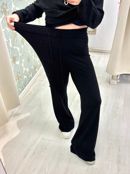 Tuta in maglia Giselle - Nero