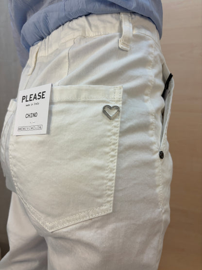 Chino bianco carrot fit - Please