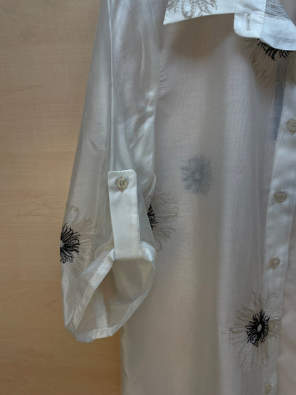 Camicia con stampe floreali - in Tencell