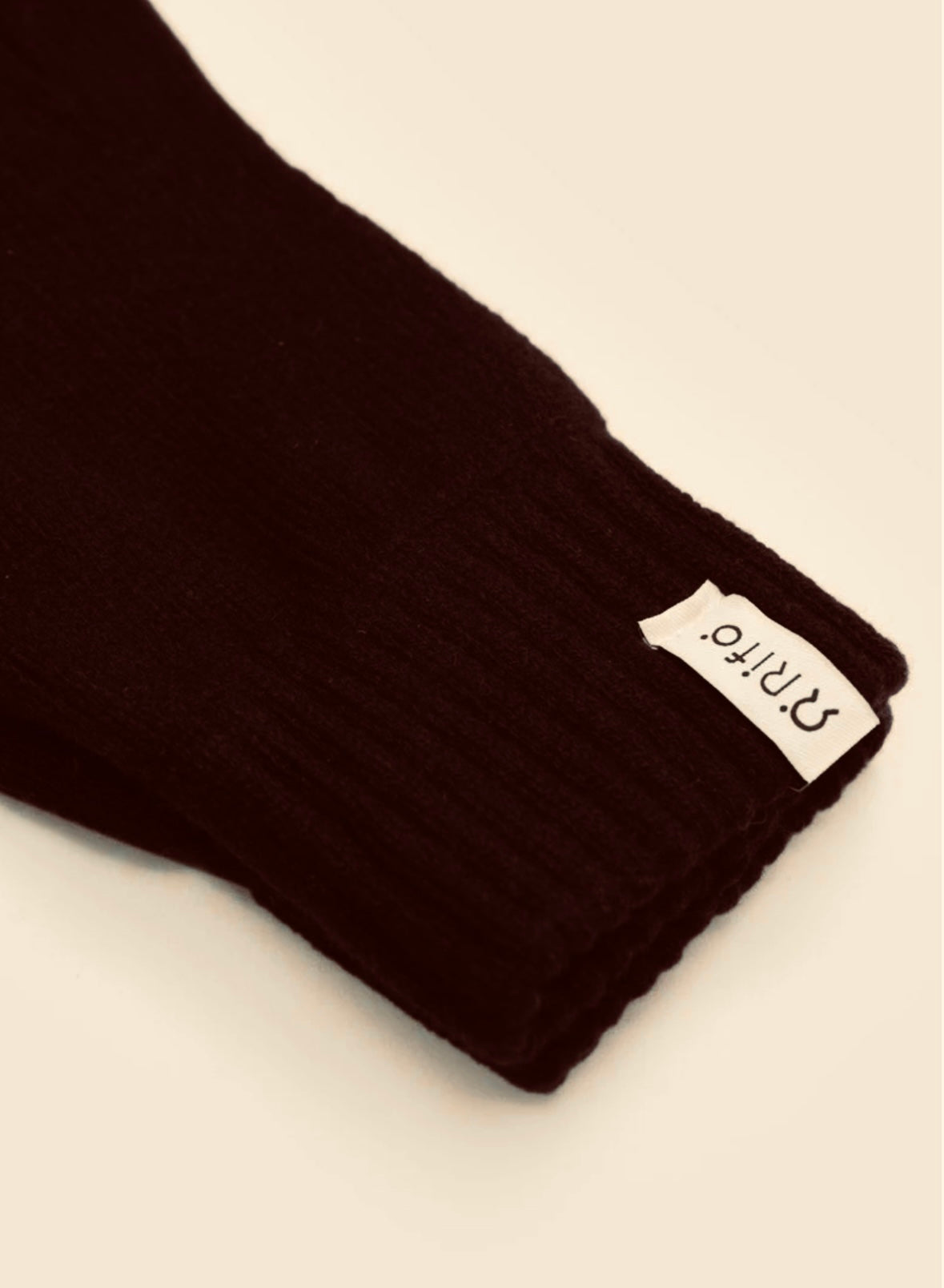 Pierpaolo - Marrone - guanti uomo Cashmire rigenerato