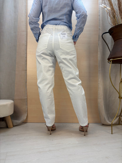 Chino bianco carrot fit - Please