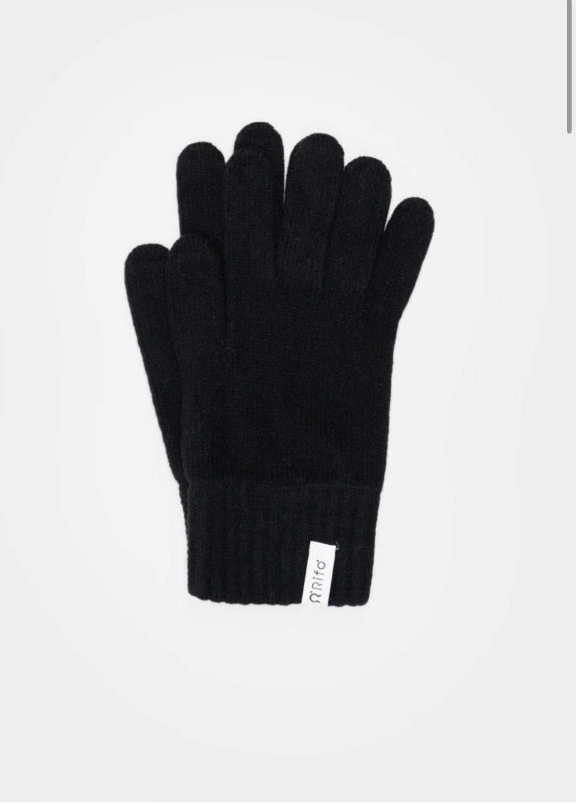 Pierpaolo - Nero - guanti uomo Cashmire rigenerato