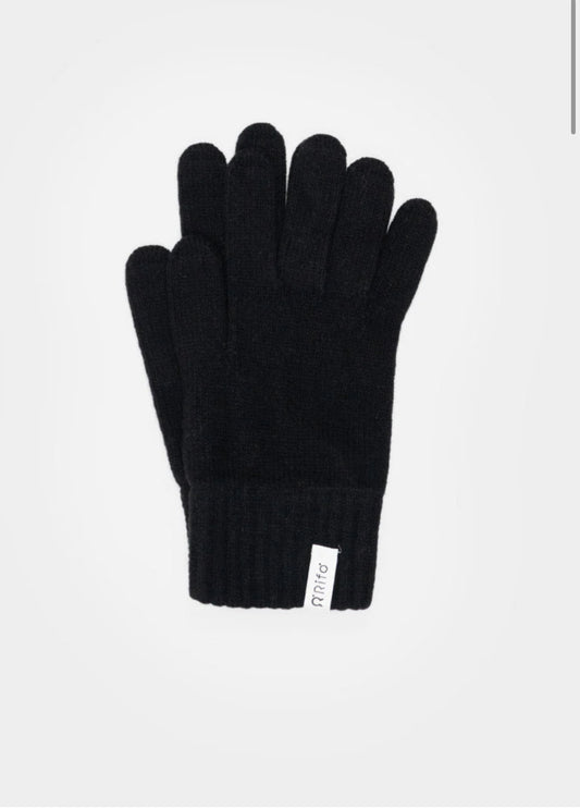 Pierpaolo - Nero - guanti uomo Cashmire rigenerato