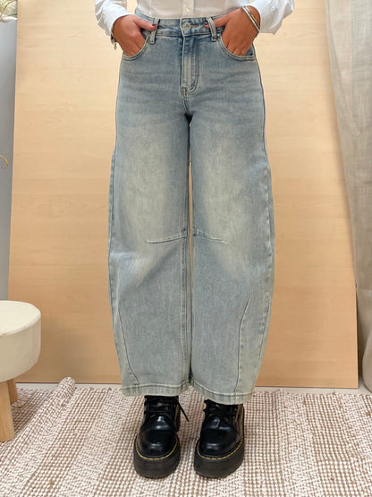 Jeans balloon - lavaggio chiaro